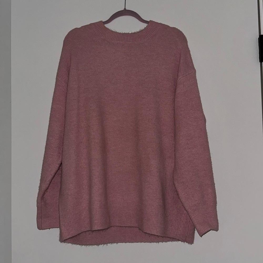 Zara pink sweater oversized